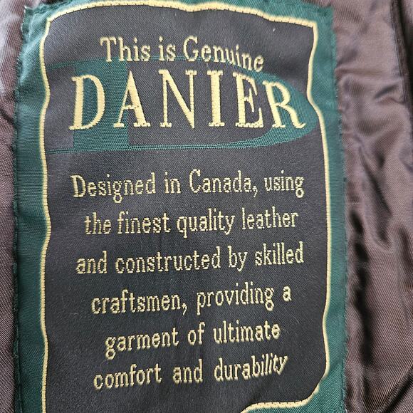 Men's Luxury Leather Coat by Danier size 48-50 - Picture 5 of 10